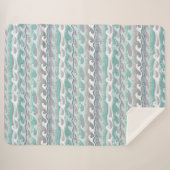 Couverture Sherpa vagues (Devant (Horizontal))