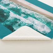 Couverture Sherpa Vagues (3/4)