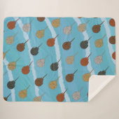 Couverture Sherpa Vagues océaniques du crabe en fer à cheval (Devant (Horizontal))