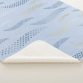 Couverture Sherpa Vagues Tigre (motif stylisé) 4 (3/4)