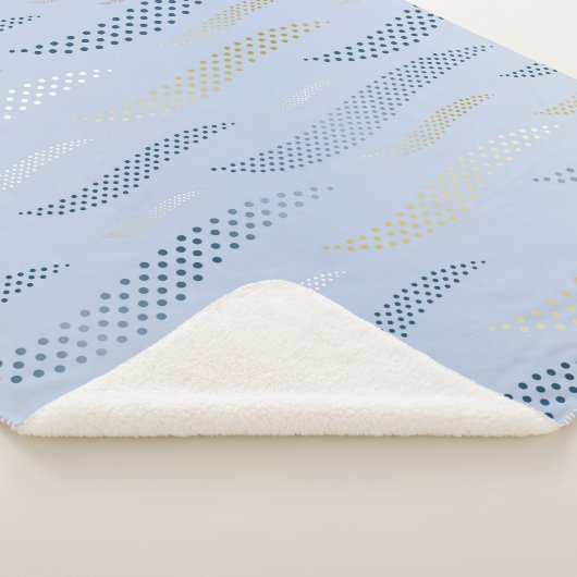 Couverture Sherpa Vagues Tigre (motif stylisé) 4 (3/4)