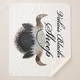 Couverture Sherpa Valais Blaccusé Manteau de mouton