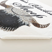 Couverture Sherpa Valais Blaccusé Manteau de mouton (3/4)