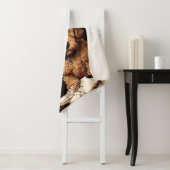 Couverture Sherpa Valentin Chiot Romantique Mignon (En situation)