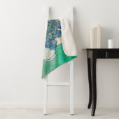 Couverture Sherpa Van Gogh Iris Vase Peinture Impressionnisme (En situation)