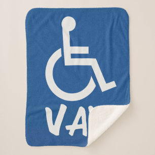 Couverture Sherpa Van Handicapé