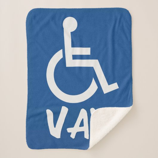 Couverture Sherpa Van Handicapé (Devant)