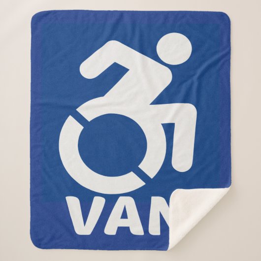Couverture Sherpa Van Modern Handicap (Devant)