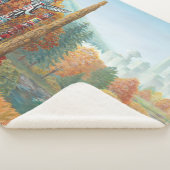 Couverture Sherpa Vancouver Sherpa Blanches Totem Art Thon Blanches (3/4)