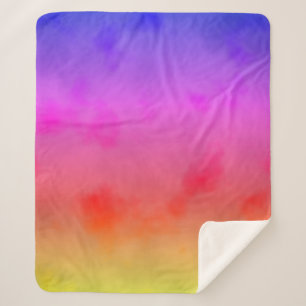 Couverture Sherpa Vapeur arc-en-ciel
