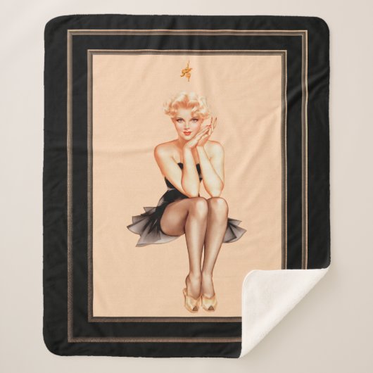 Couverture Sherpa Varga Girl Cover Art par Alberto Vargas (Devant)