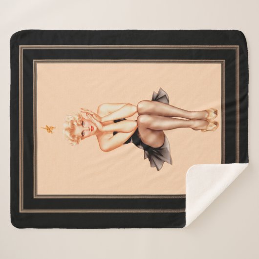 Couverture Sherpa Varga Girl Cover Art par Alberto Vargas (Devant (Horizontal))