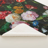 Couverture Sherpa Vase de verre avec des fleurs (3/4)