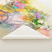 Couverture Sherpa Vélo et fleurs (3/4)