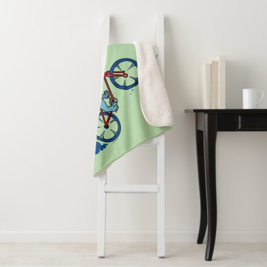 Couverture Sherpa Vélo T-Rex Roar (En situation)