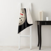 Couverture Sherpa Vendredi 13 | Graphique de masque de hockey (En situation)