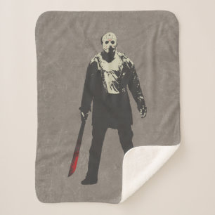 Couverture Sherpa Vendredi 13 Jason Voorhees Caractère Art