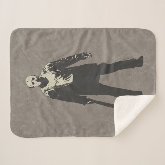 Couverture Sherpa Vendredi 13 | Jason Voorhees Caractère Art (Devant (Horizontal))