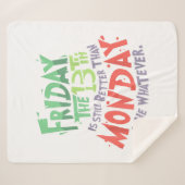 Couverture Sherpa Vendredi le 13 est mieux que lundi le Quoi (Devant (Horizontal))