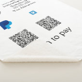 Couverture Sherpa Venmo paypal scan pour payer ajouter q r code logo (3/4)