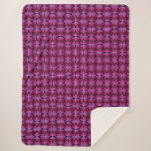 Couverture Sherpa Ventilateur 3D Géométrique Graphique (Devant)