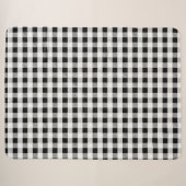 Couverture Sherpa Vérification monochrome classique (Devant (Horizontal))