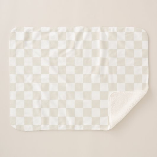 Couverture Sherpa Vérification rétroactive de la crème (Devant (Horizontal))