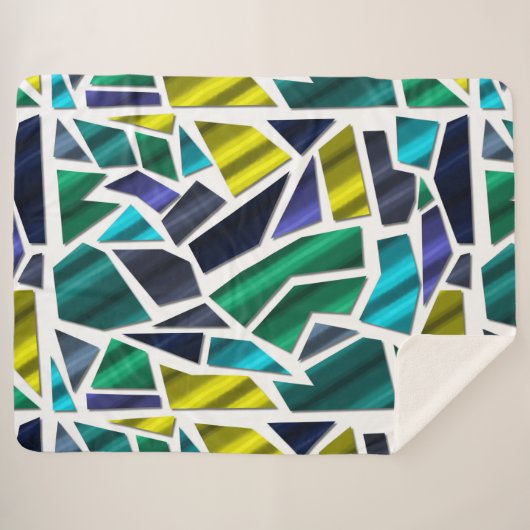 Couverture Sherpa Verre cassé (Devant (Horizontal))