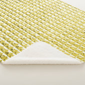 Couverture Sherpa Verre noir doré : surface luxueuse. (3/4)