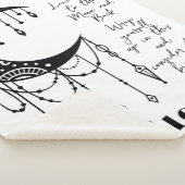 Couverture Sherpa Vers la lune et l'arrière Sherpa Blanket (3/4)