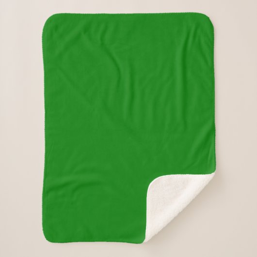 Couverture Sherpa Vert (Devant)