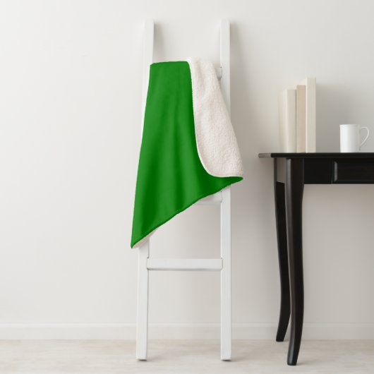 Couverture Sherpa Vert (En situation)