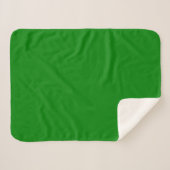 Couverture Sherpa Vert (Devant (Horizontal))