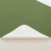 Couverture Sherpa Vert foncé (3/4)