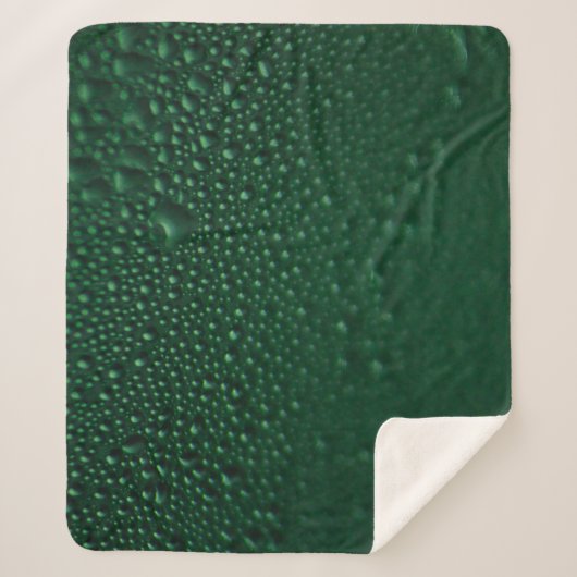 Couverture Sherpa Vert humide (Devant)