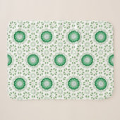 Couverture Sherpa Vert Menthe Sérénité (Devant (Horizontal))