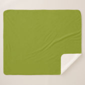Couverture Sherpa Vert tendance (uni) (Devant (Horizontal))