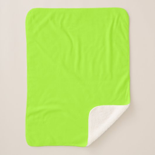 Couverture Sherpa VertJaune (Devant)