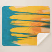 COUVERTURE SHERPA VÊTEMENT JAUNE ET BLEU (Devant (Horizontal))