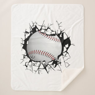 Couverture Sherpa Vêtements de baseball - Baseball
