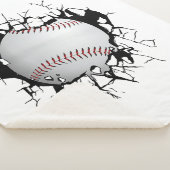 Couverture Sherpa Vêtements de baseball - Baseball (3/4)