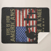 Couverture Sherpa Vétéran américain (Devant (Horizontal))