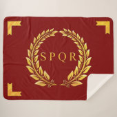 Couverture Sherpa Vexilla SPQR (Devant (Horizontal))