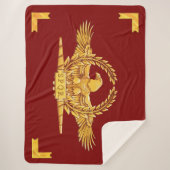 Couverture Sherpa Vexilla SPQR Eagle (Devant)
