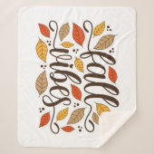 Couverture Sherpa Vibes d'automne (Devant)