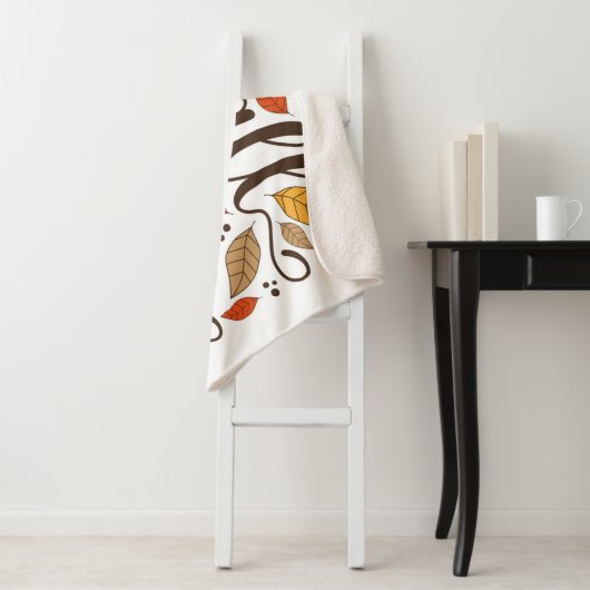 Couverture Sherpa Vibes d'automne (En situation)