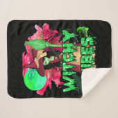 Couverture Sherpa Vibes de cuisine d'Halloween (Devant (Horizontal))