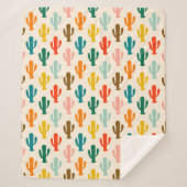 Couverture Sherpa Vibrant Desert Botanical Throw Blanket (Devant)