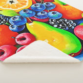 Couverture Sherpa Vibrant Fruit Still Life (3/4)