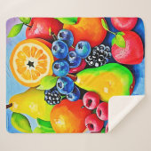 Couverture Sherpa Vibrant Fruit Still Life (Devant (Horizontal))
